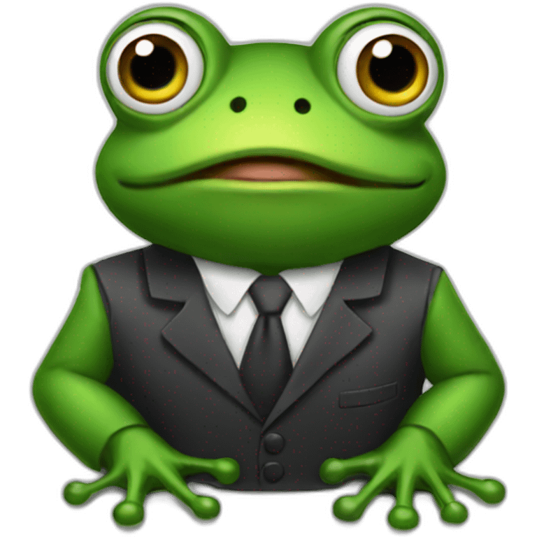 frog lawyer emoji