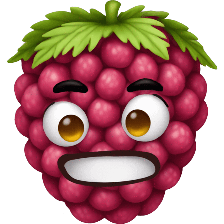 Raspberry emoji