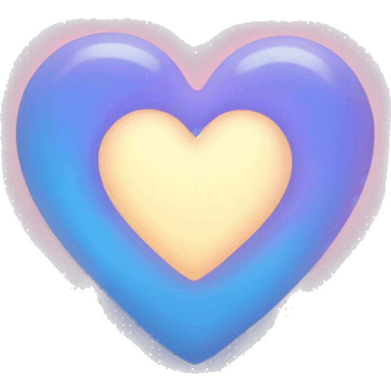 Glowing heart outline  emoji