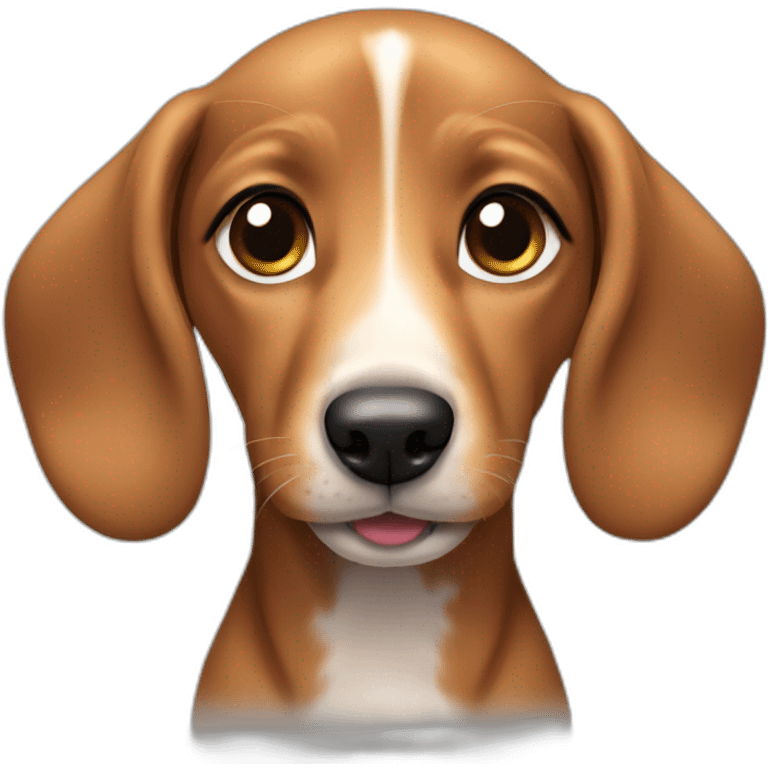 Dashund puppy emoji