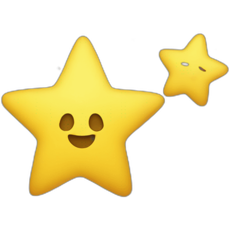 yellow stars in sky emoji