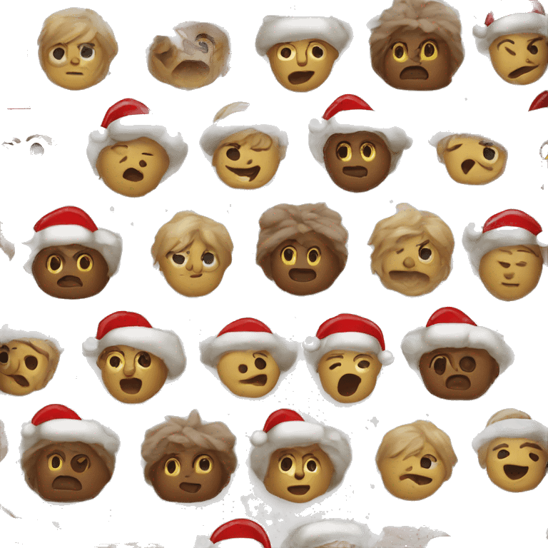 Cozy Christmas blanket emoji