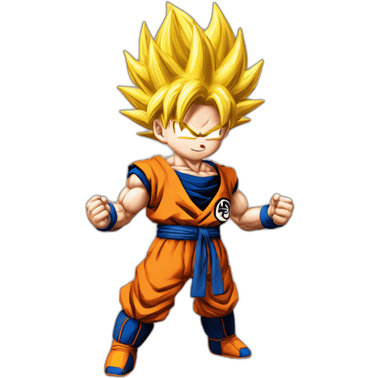 Goku super sayan take photo iphone emoji