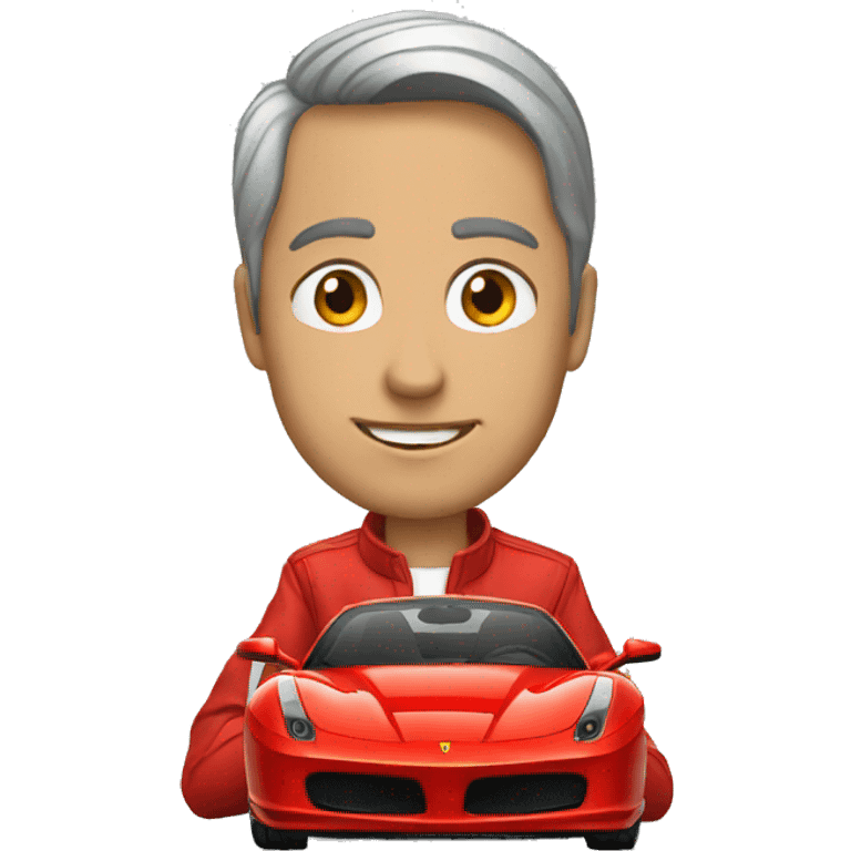 a ferrari emoji