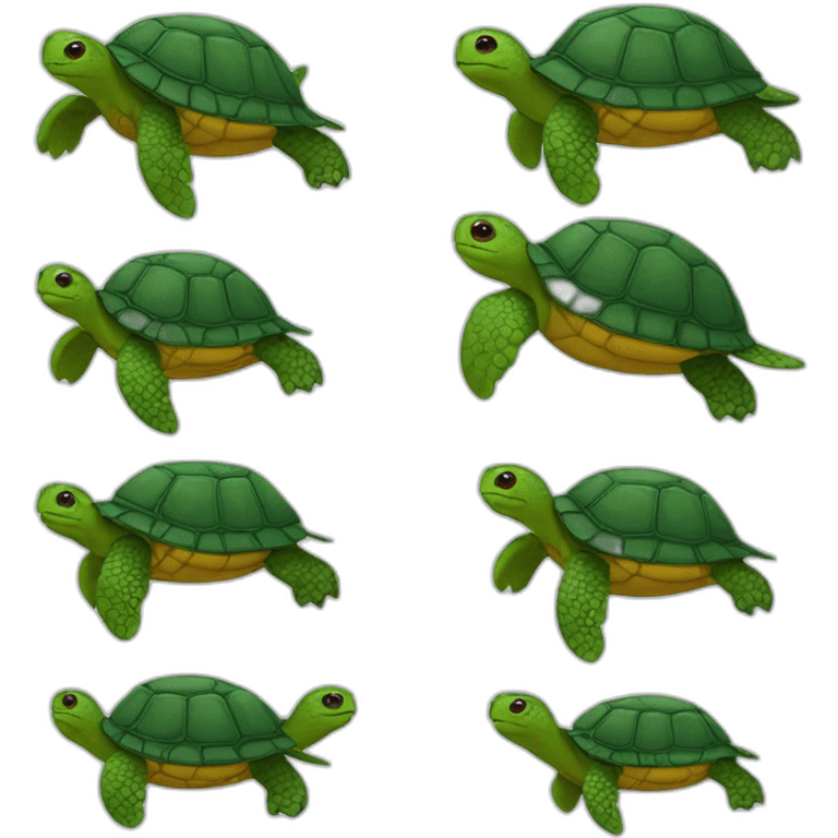 Turtles emoji