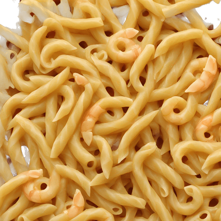 Pasta with prawns  emoji