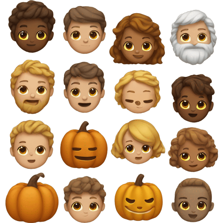 cute fall emojis emoji