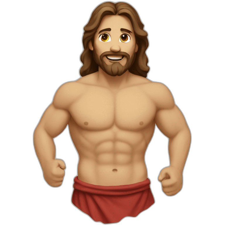 jesus work out emoji