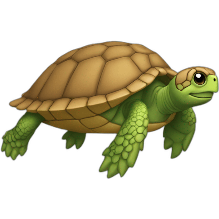 Tortue avec 3 ailes emoji