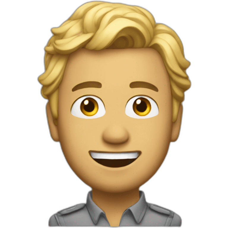 the driving crooner emoji