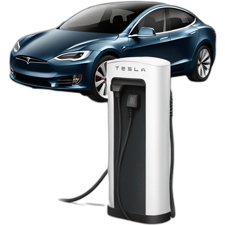 Tesla charger emoji