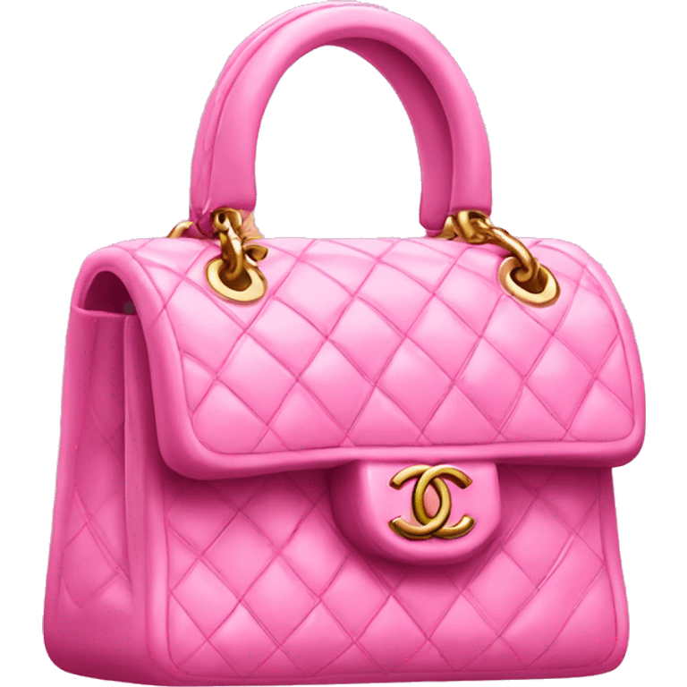 pink chanel bag emoji