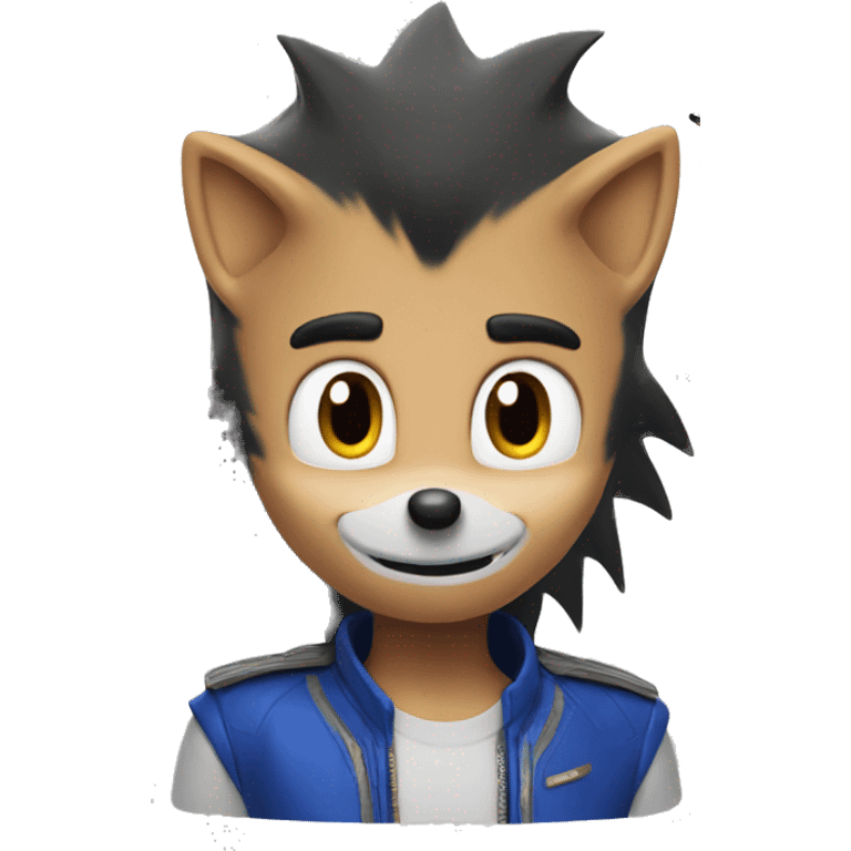 Sonic the hedgehog emoji