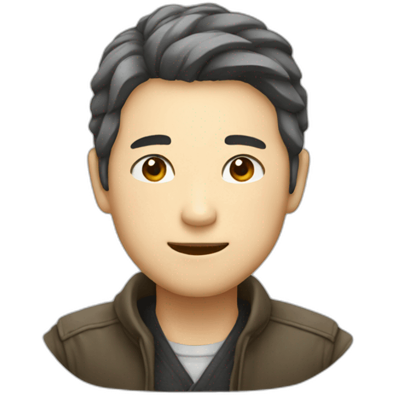 Man  thank you Japanese emoji