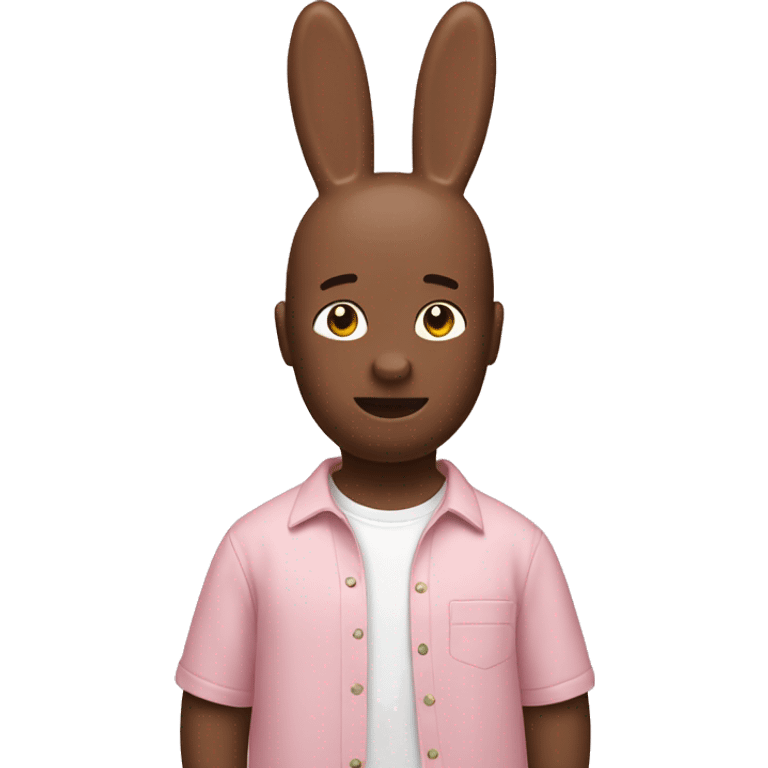 Miffy with a light pink shirt emoji