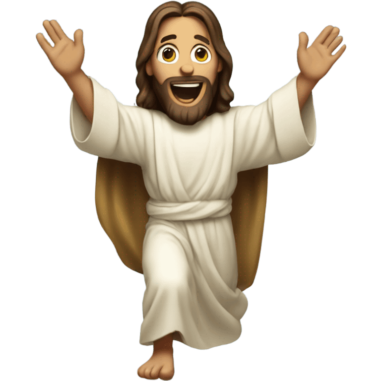 Excited Jesus emoji