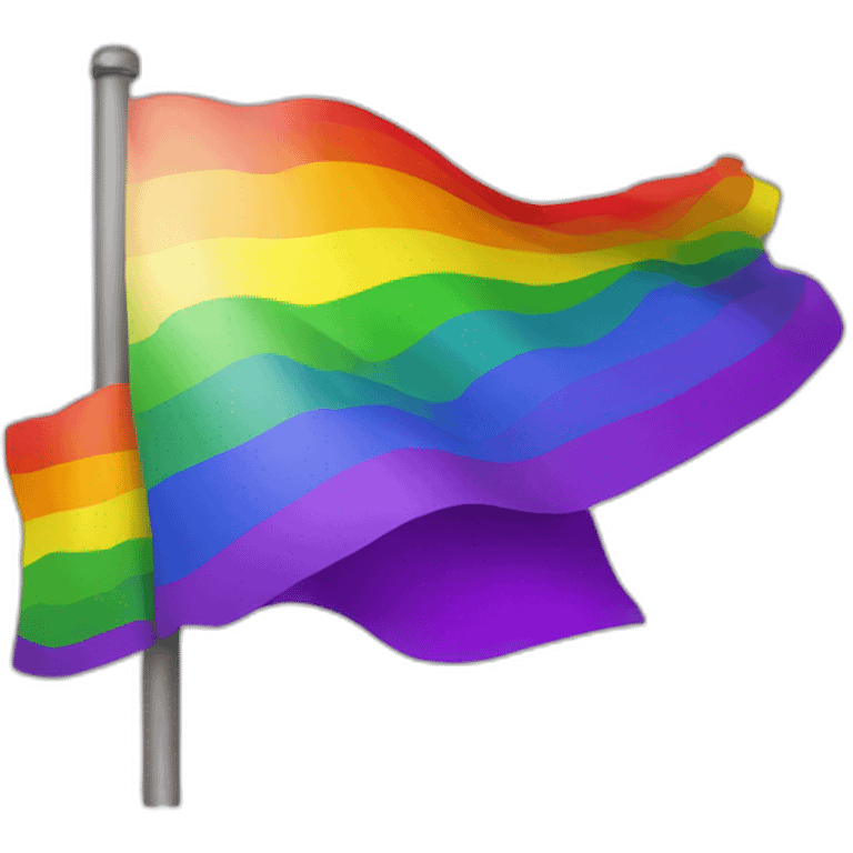 LGBT Drapeau dechire emoji