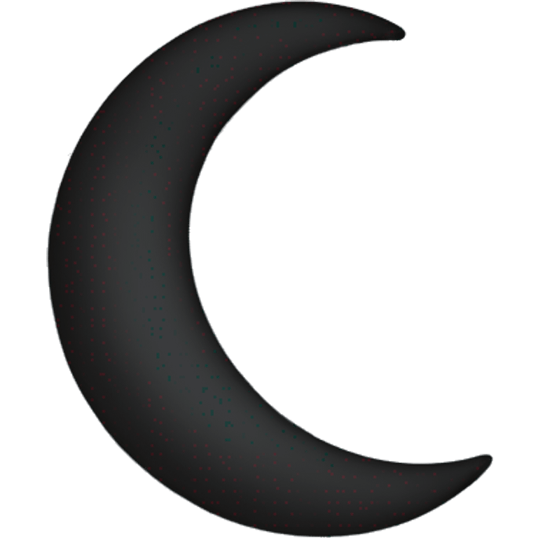 Crescent in a cloud emoji