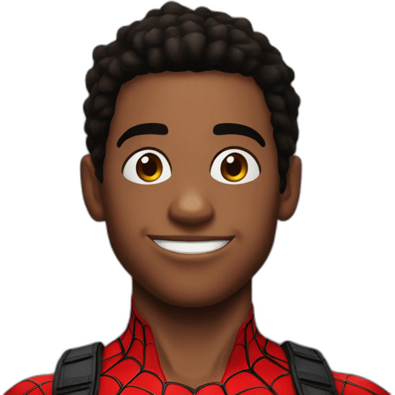 Spiderman miles morales emoji