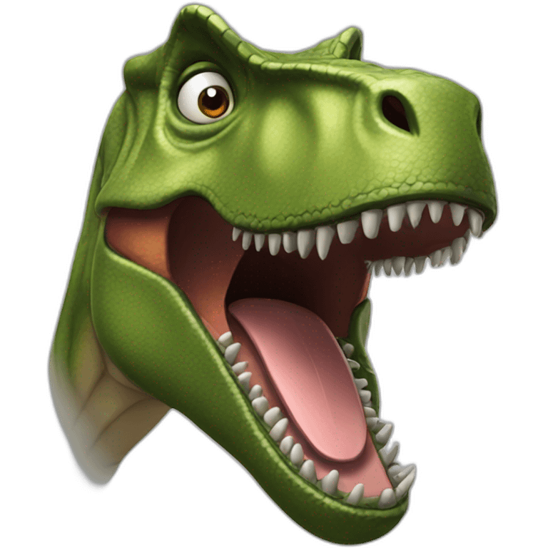 animatronic trex emoji