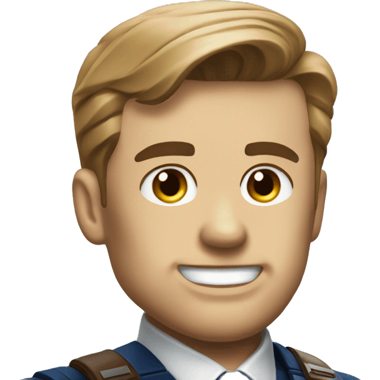 Captain America who is also a lawyer. emoji