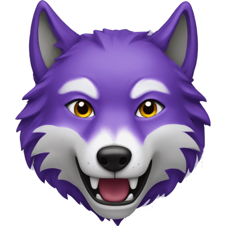 purple wolf emoji