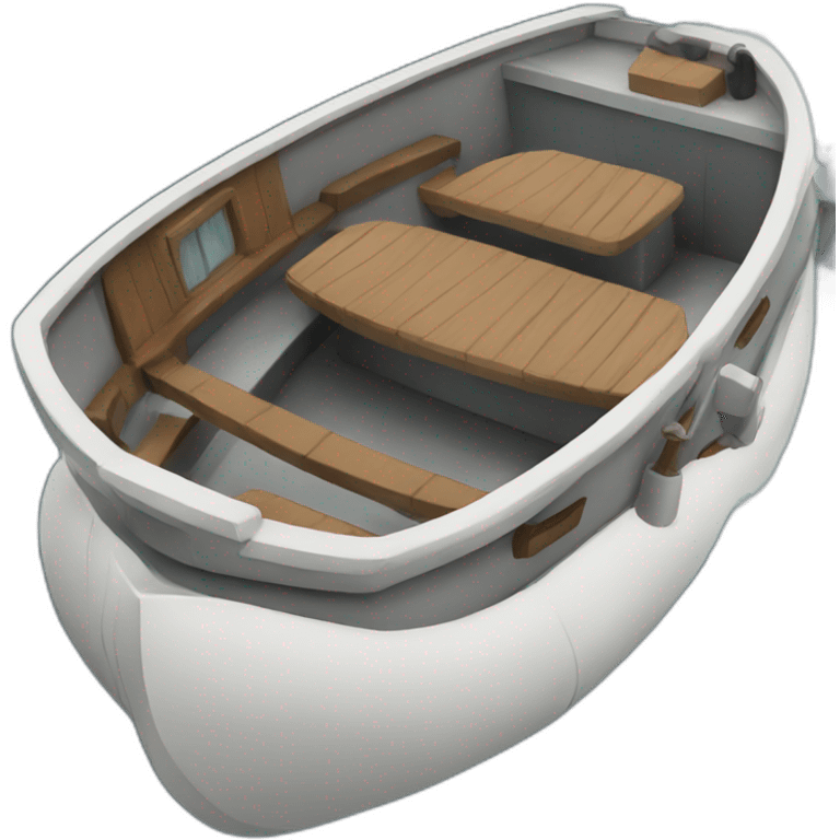 A boat alive emoji