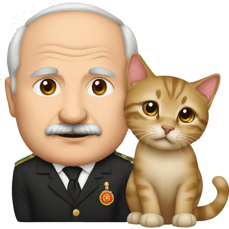 lukashenko and cat emoji