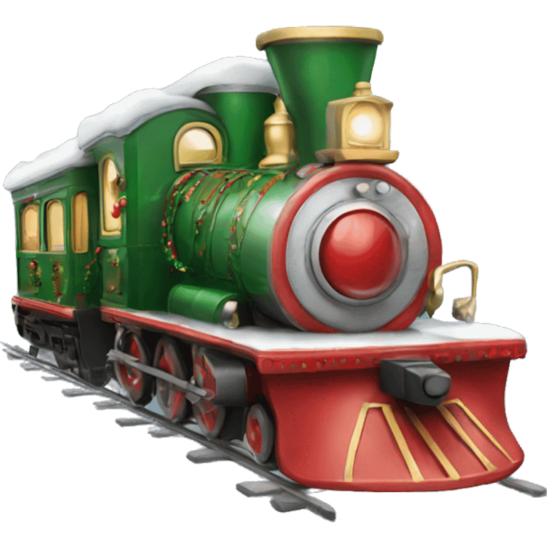 Christmas train emoji