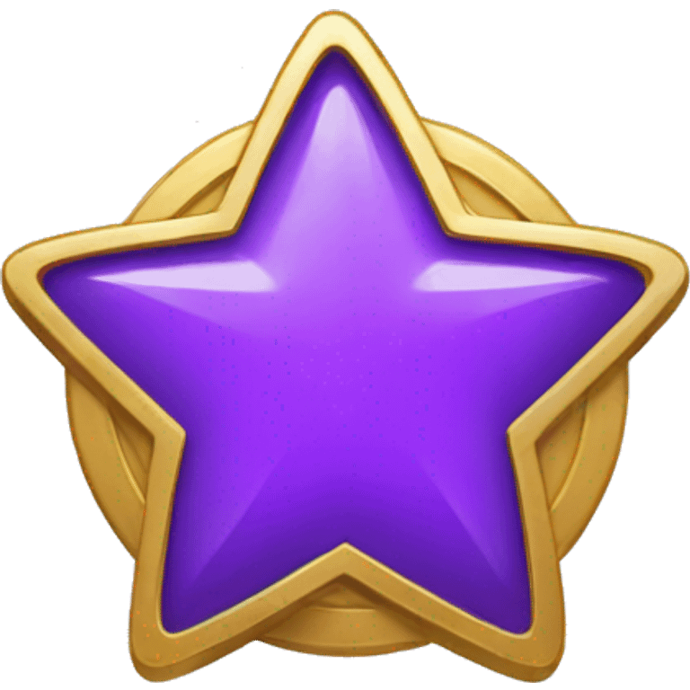 purple star space token coin emoji