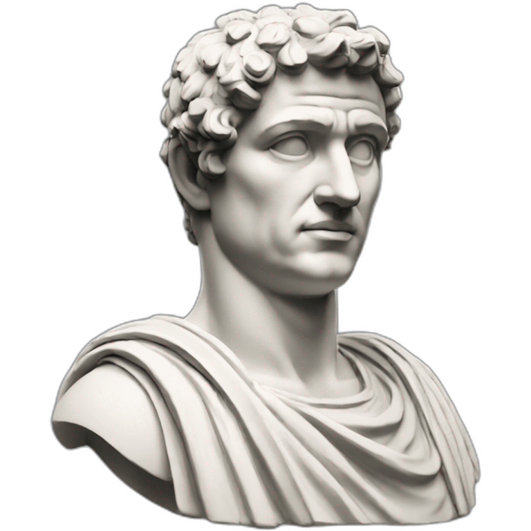 Roman Caesar statue emoji