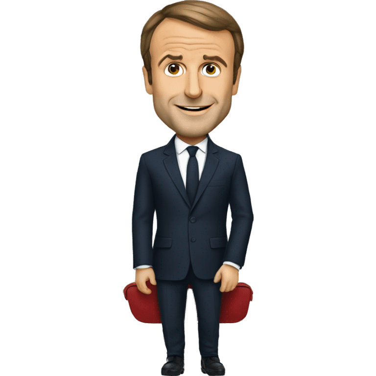 Emmanuel Macron qui se bat emoji