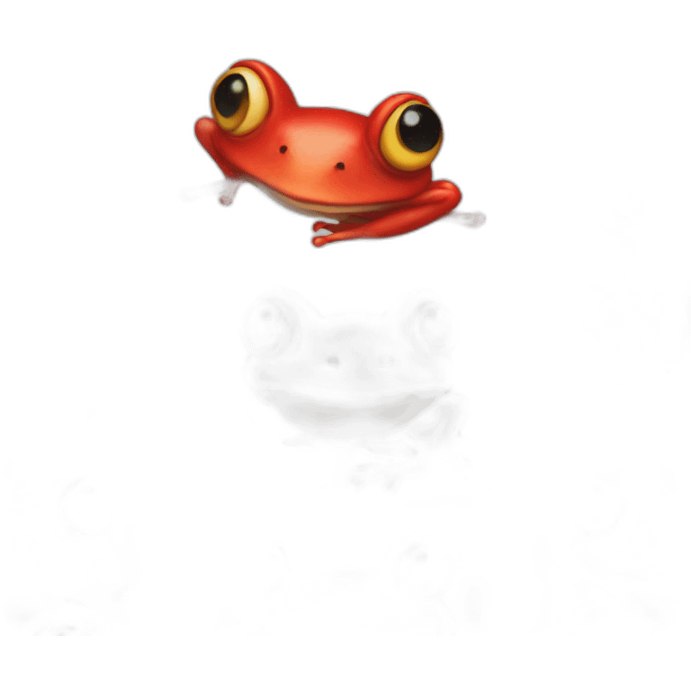 red frog emoji