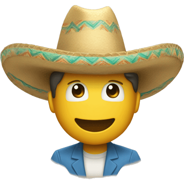 Un sombrero vueltiao emoji