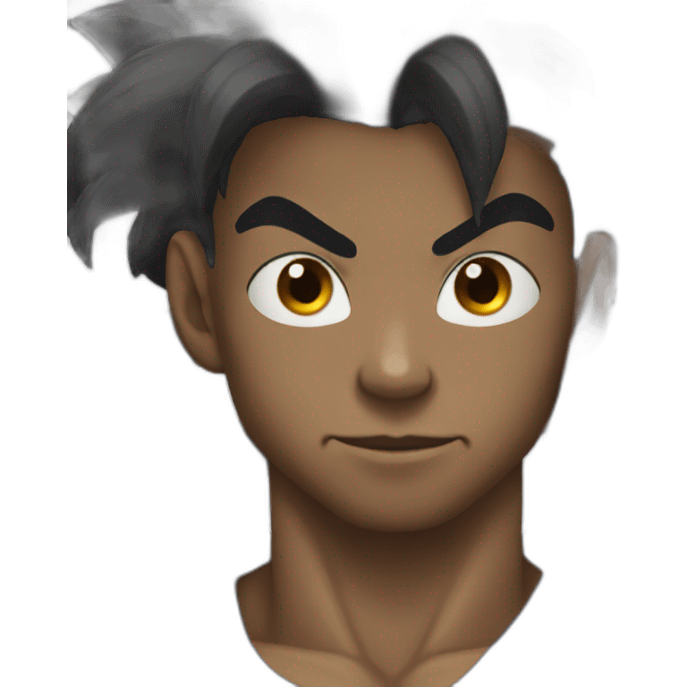 Black goku emoji