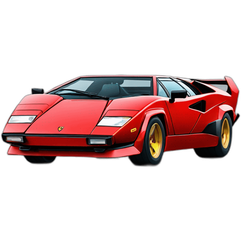 Lamborghini countach emoji