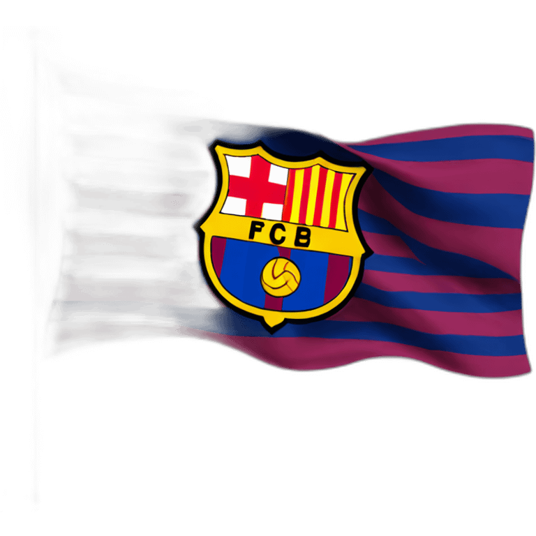 Fc barcelona flag  emoji