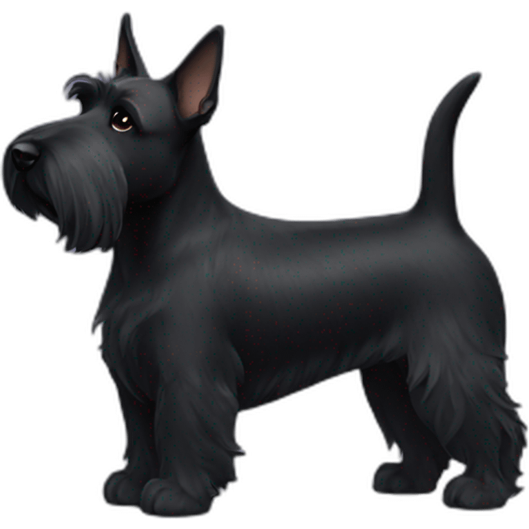 Scottish terrier bum emoji