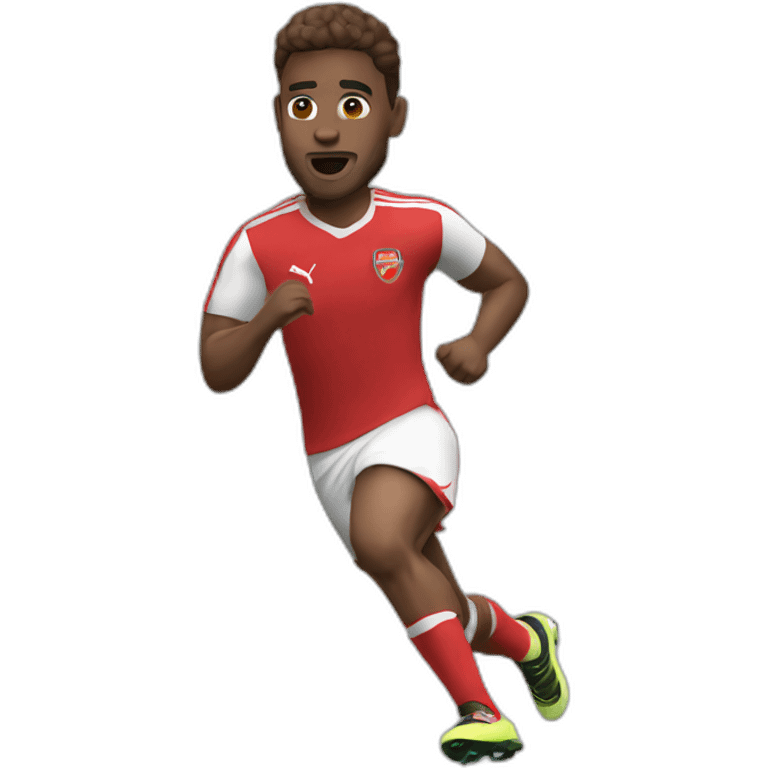 arsenal player running emoji