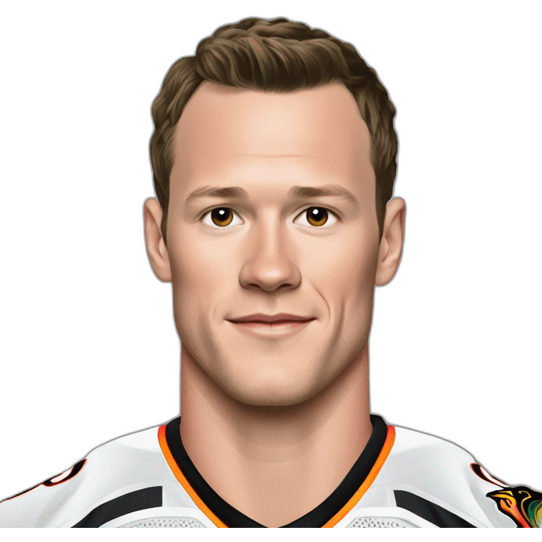 Jonathan Toews as rainbow colored rock  emoji