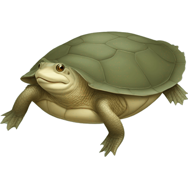 Softshell turtle emoji