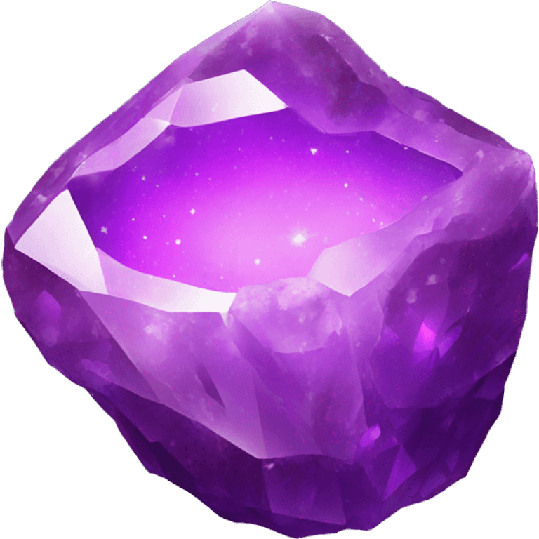 Round Purple crystal-rock-geode emoji