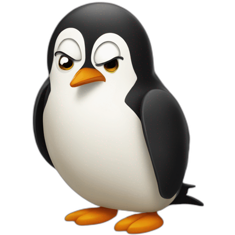 dangerous pingouin emoji