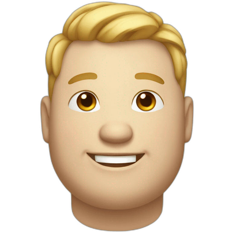 chubby white smiling guy emoji