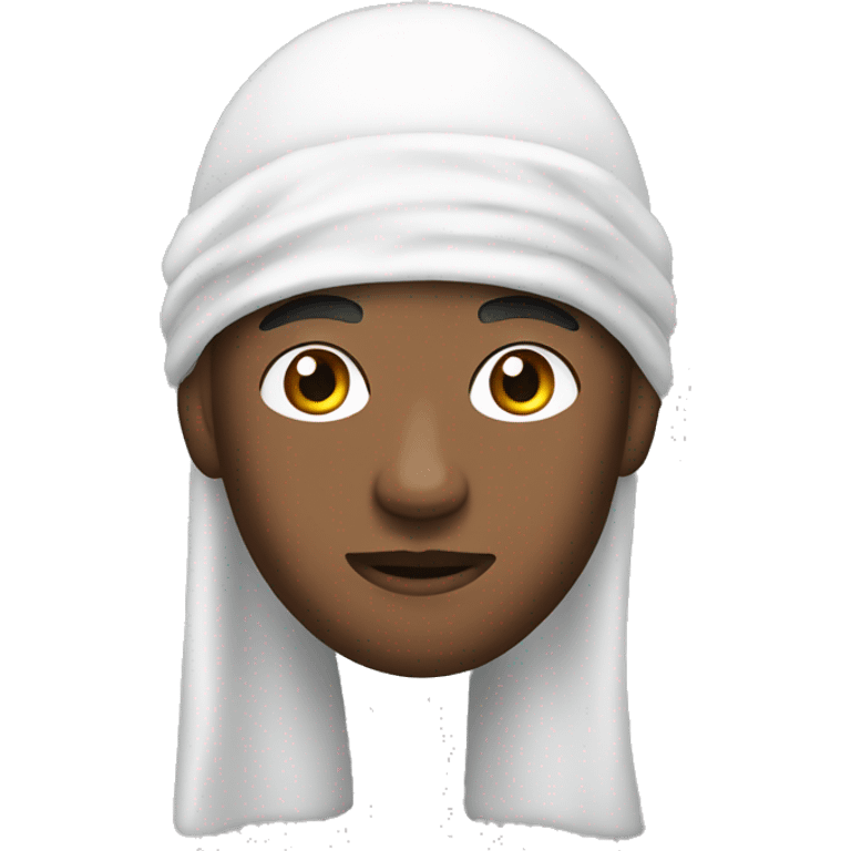 Durag with a cap emoji