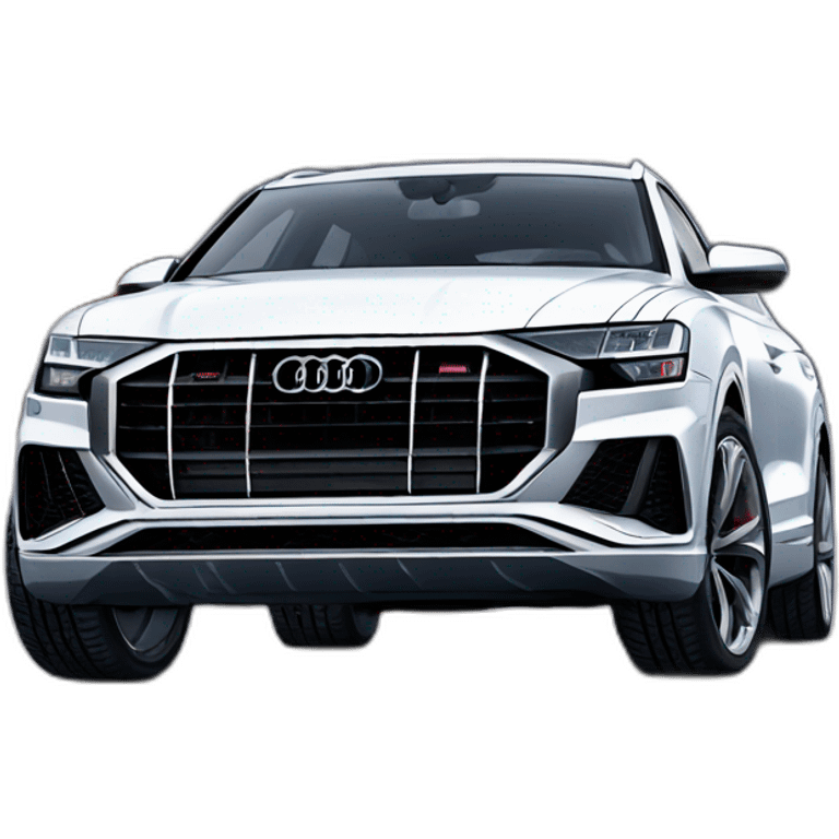 snowy audi q8 emoji