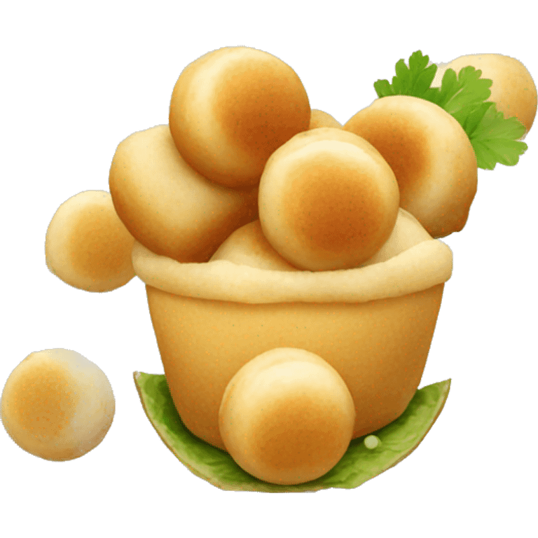 pani puri indian dish emoji