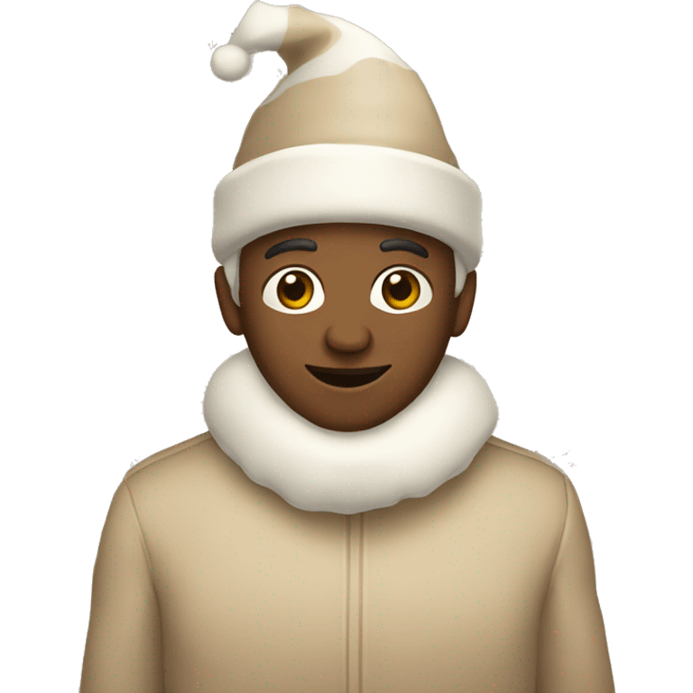 Beige christmas  emoji