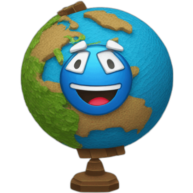 globe piñata emoji