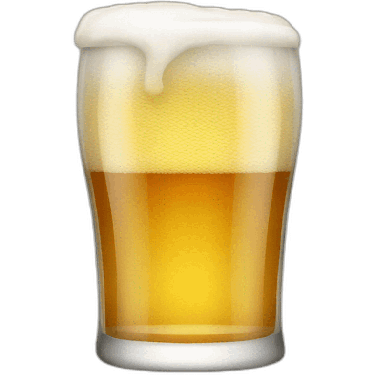 empty glass of beer emoji